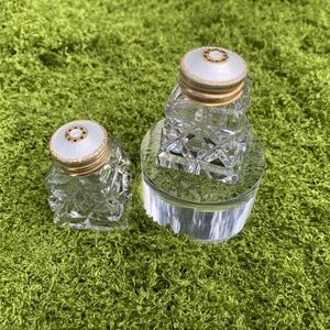 Hroar Prydz Solid Sterling Silver, White Enameled Salt and Pepper Pair / Set